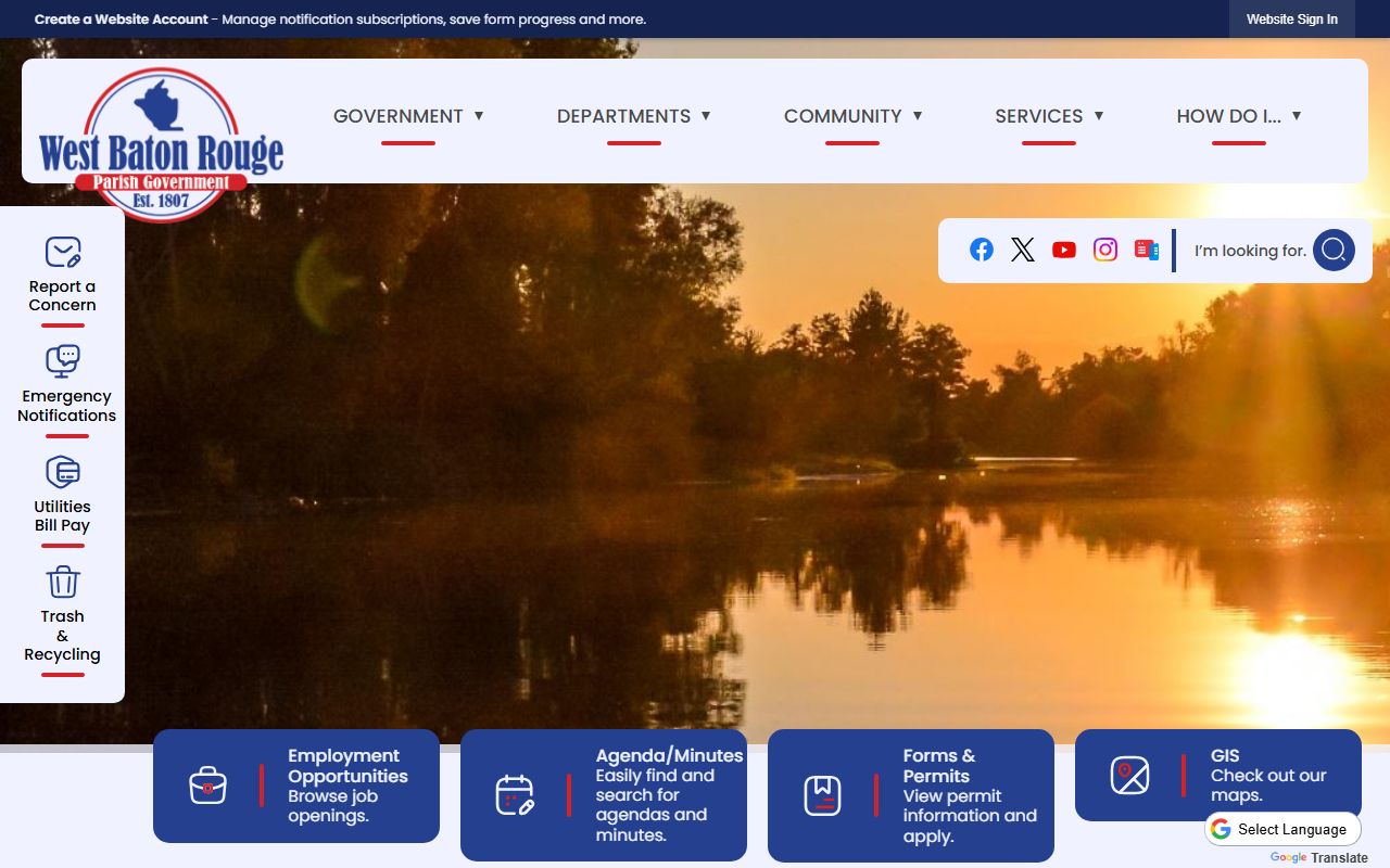 West Baton Rouge Council Addis white pages records