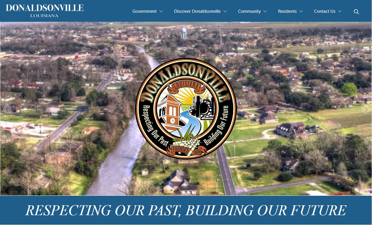 City of Donaldsonville website for white pages search