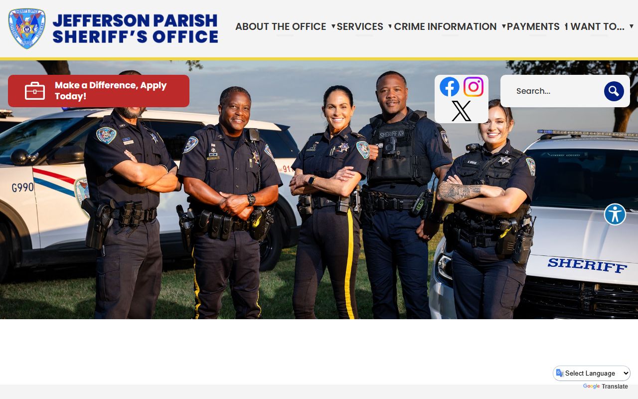 Jefferson Parish Sheriff Harvey white pages records