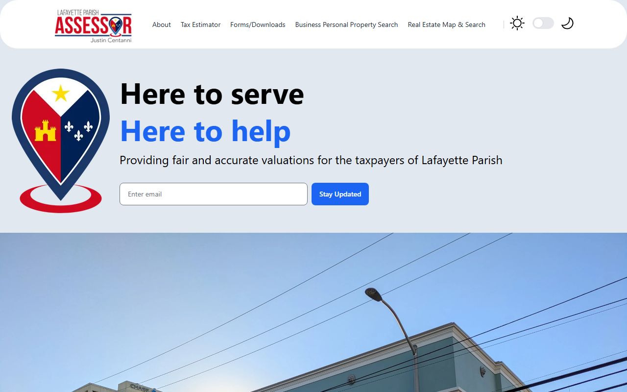 Lafayette Parish Assessor property search for white pages lookups
