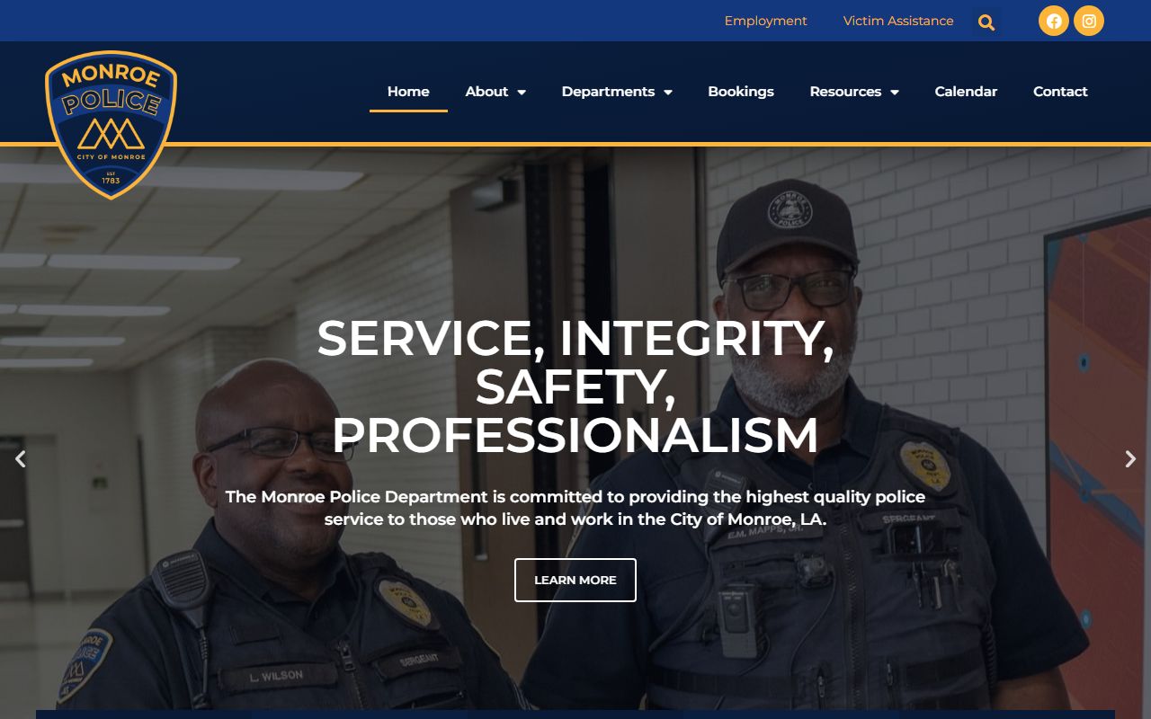 Monroe Police Department white pages records