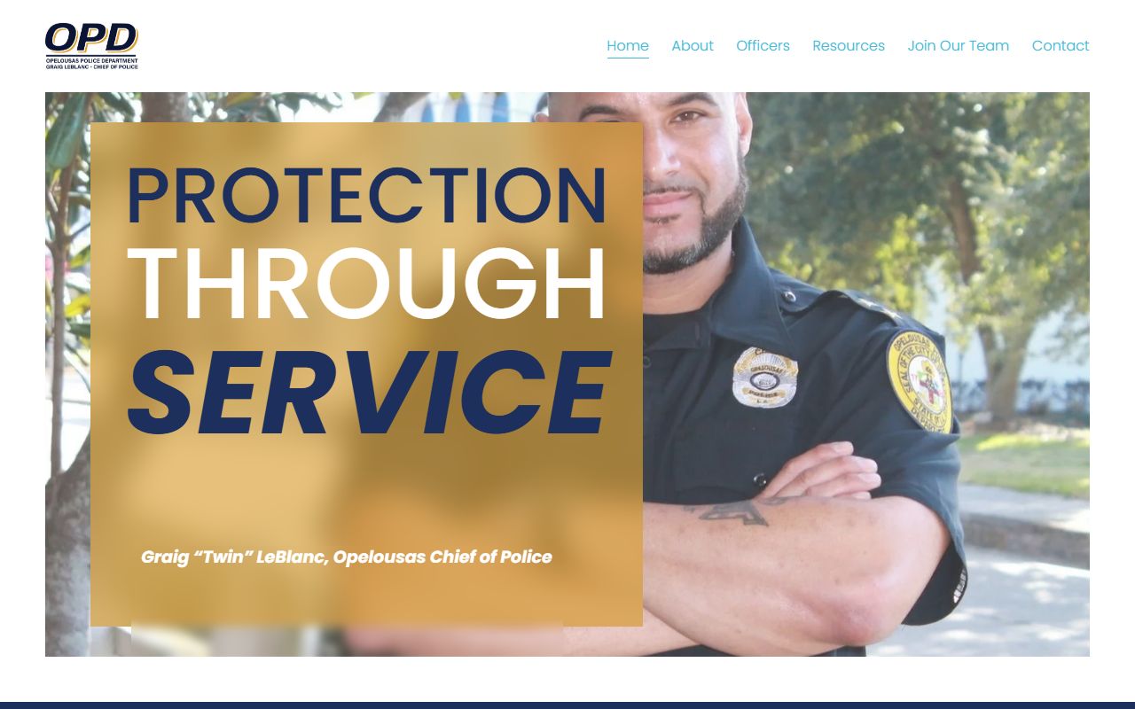 Opelousas Police Department white pages records search